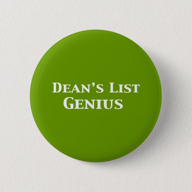 Dean's List Genius Gifts Knapp (Framsida)