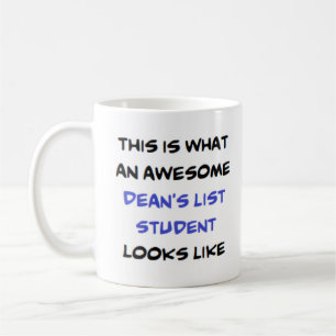 Deans lista student, fantastisk kaffemugg