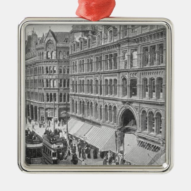 Deansgate Manchester, c.1910 Julgransprydnad Metall (Framsidan)