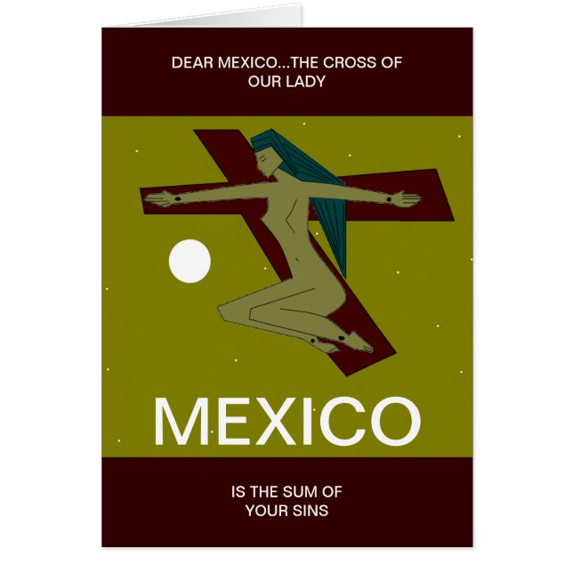 DEAR MEXICO, HÄLSNINGSKORT (Framsidan)