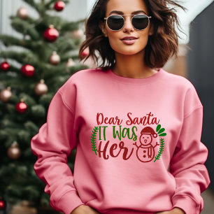 DEAR SANTA DET VAR HENNES T-SHIRT