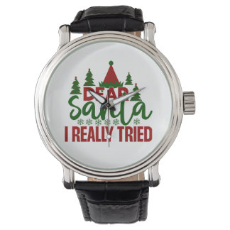 Dear Santa – Funny Christmas Armbandsur