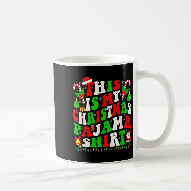 Dear Santa I Can Explain Funny Christmas Kids Men  Kaffemugg (Höger)