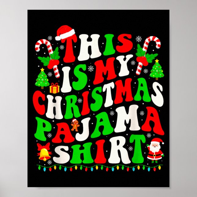 Dear Santa I Can Explain Funny Christmas Kids Men  Poster (Framsidan)