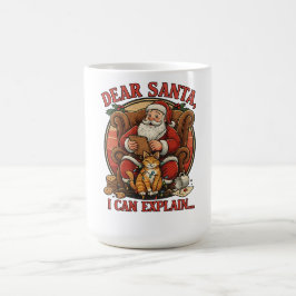 Dear Santa I Can Explain Mug Kaffemugg