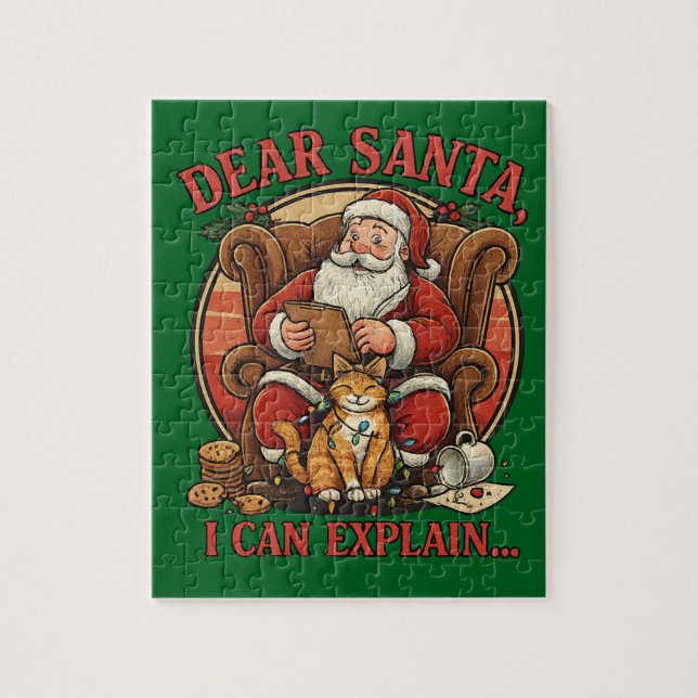 Dear Santa I Can Explain Puzzle Pussel (Vertikal)