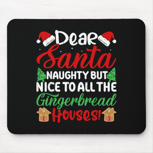 Dear Santa Naughty But Nice To All The Gingerbread Musmatta (Framsidan)
