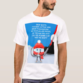 Dear Santa Take the Shot Golf Shirt  T