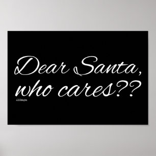 DEAR SANTA, VEM ÄR DET? POSTER