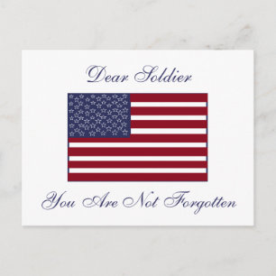 DEAR SOLDIER POSTCARD VYKORT