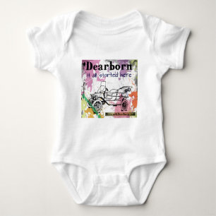 Dearborn - det allt som här startas - dräkt t shirt