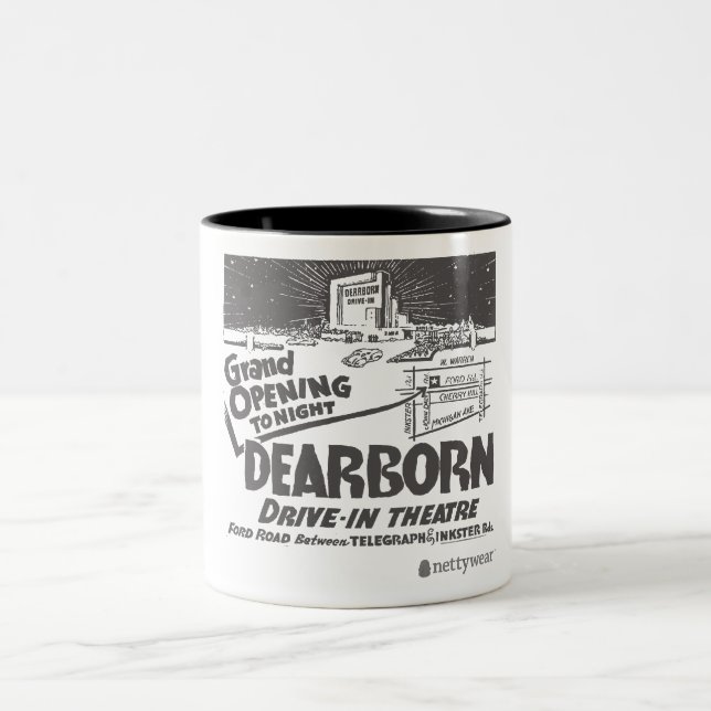 Dearborn drev i Retro mugg för storslagen öppning (Center)