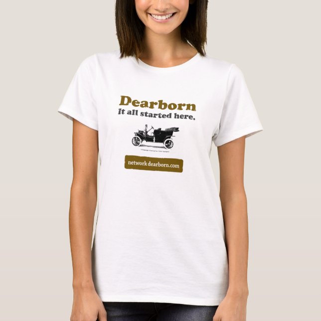 Dearborn IASH Dam Långärmad Tee Shirt (Framsida)