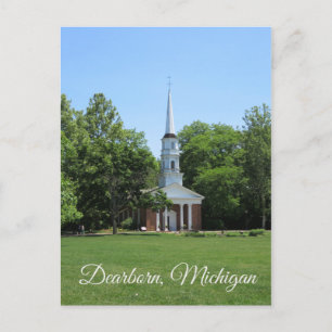 Dearborn Michigan Chapel-vykort Vykort