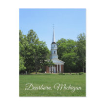 Dearborn Michigan Chapel-vykort
