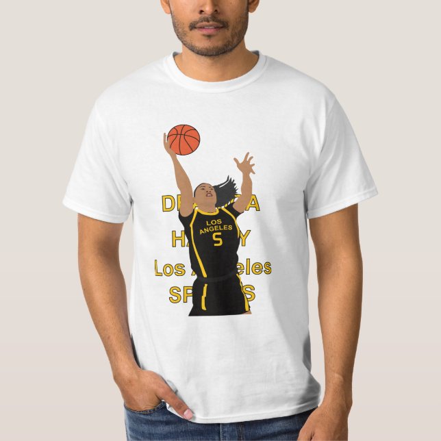 Dearica Hamby spelar basketboll T Shirt (Framsida)