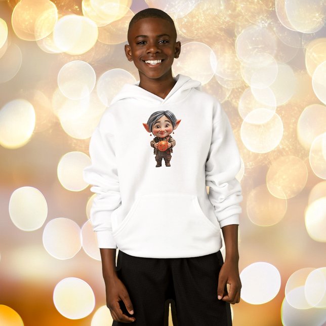 Dearie jul Elf Boy's Hoodie T Shirt (Skapare uppladdad)