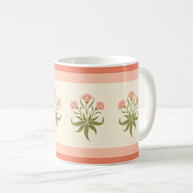 Dearle's Pink Flowers Mug Kaffemugg (Framsida höger)