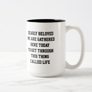 "Dearly älskad" mugg