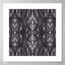 Death Abstract Dark Black Watercolor Art