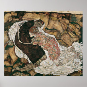 Death and the Maiden (Schiele 1915) Poster