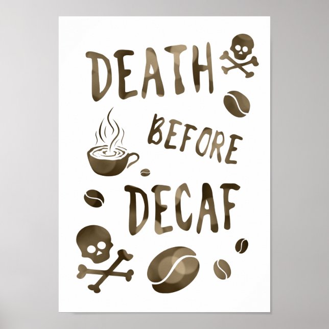 death before decaf bokeh poster (Framsidan)