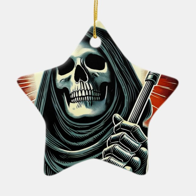 death character illustration julgransprydnad keramik (Framsidan)