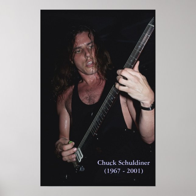 DEATH Chuck Schuldiner (1967-2001) poster (Framsidan)