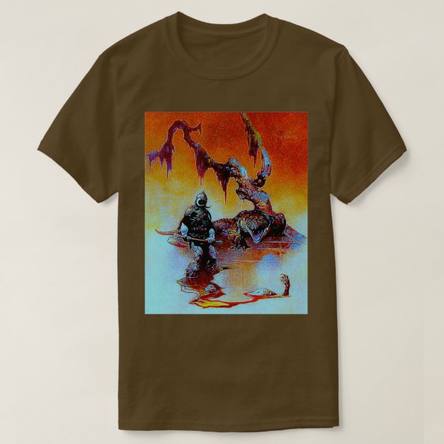 Death Dealer 4 neon T Shirt (Design framsida)