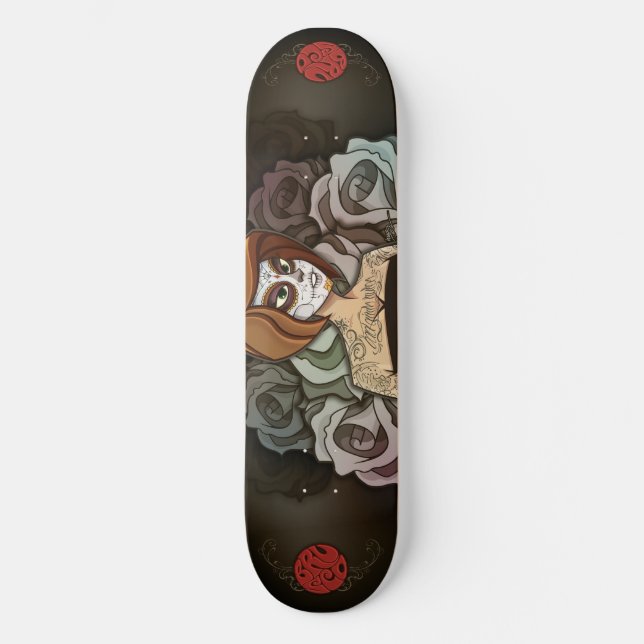 Death Femme Skateboard Bräda 21,5 Cm (Framsida)