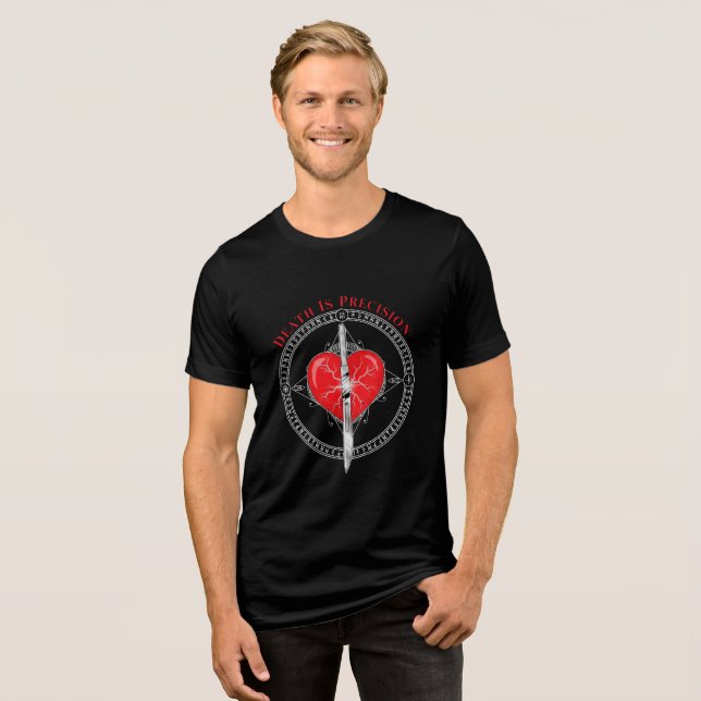 Death Is Precision Shirt- T Shirt (Framsida Full)