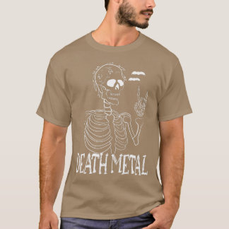Death Metal Skeleton Goth Music Black Metal Punk B T Shirt