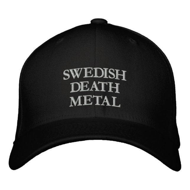 DEATH METALL BRODERAD KEPS (Framsida)