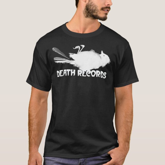 Death Records Label Classic T-Shirt (Framsida)
