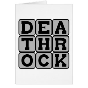 Death Rock, Musikgenre Hälsningskort