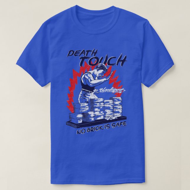 death touch no brick is safe t shirt (Design framsida)