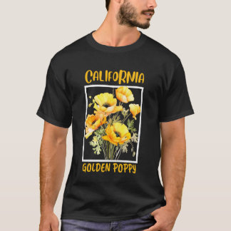 Death Valley KALIFORNIEN POPPY GULDIG Rolig Nation T Shirt