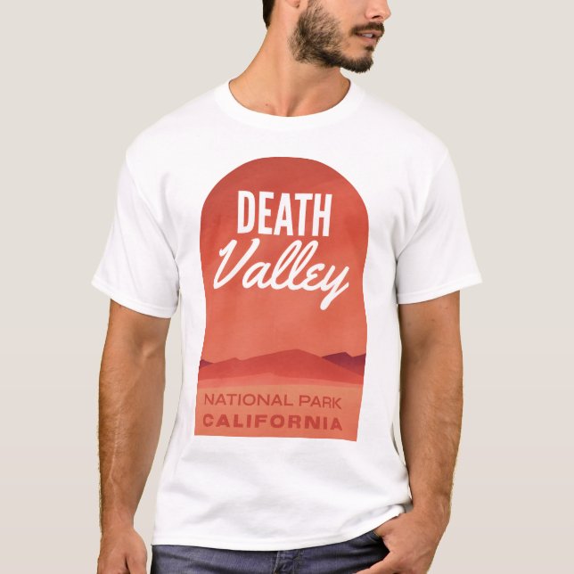 Death Valley National Park CA T Shirt (Framsida)