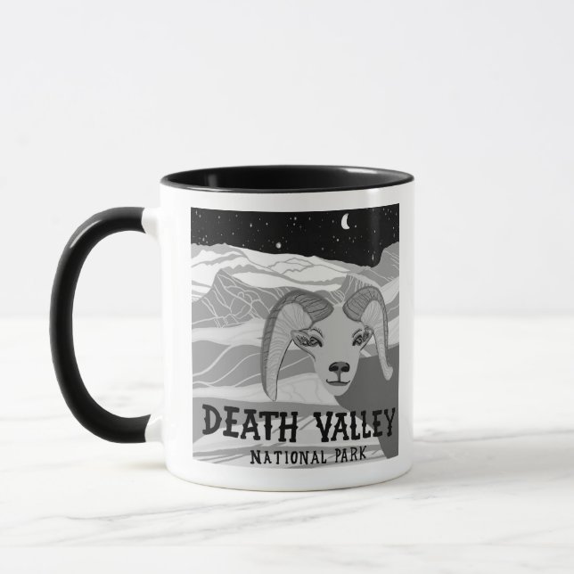 Death Valley National Park California Desert Mugg (Vänster)