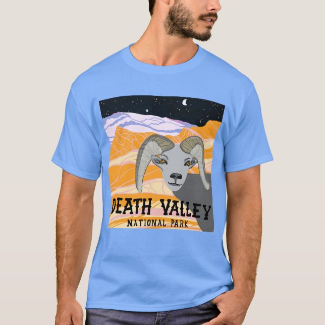 Death Valley National Park California Desert T Shirt (Framsida)