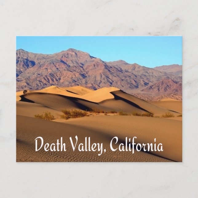 Death Valley National Park, California Postcard Vykort (Framsida)
