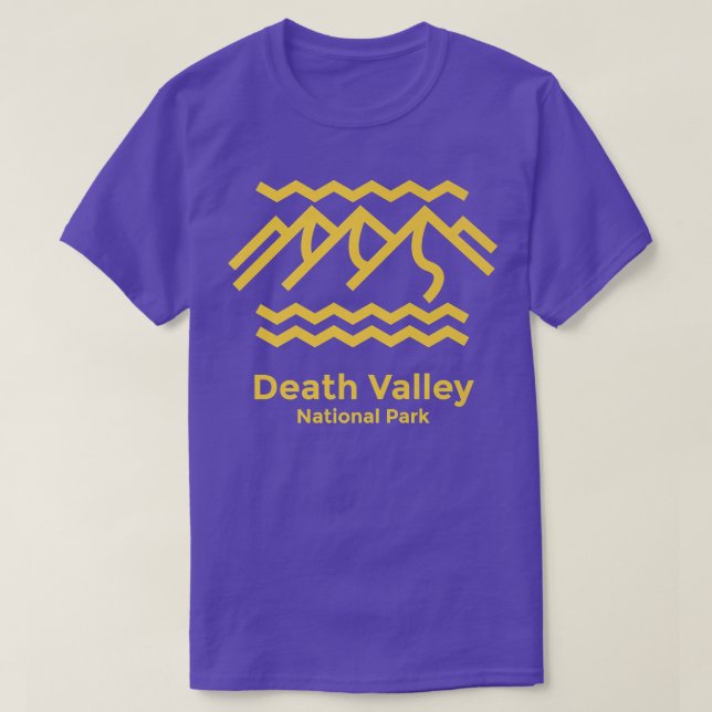 Death Valley National Park California Retro Graphi T Shirt (Design framsida)