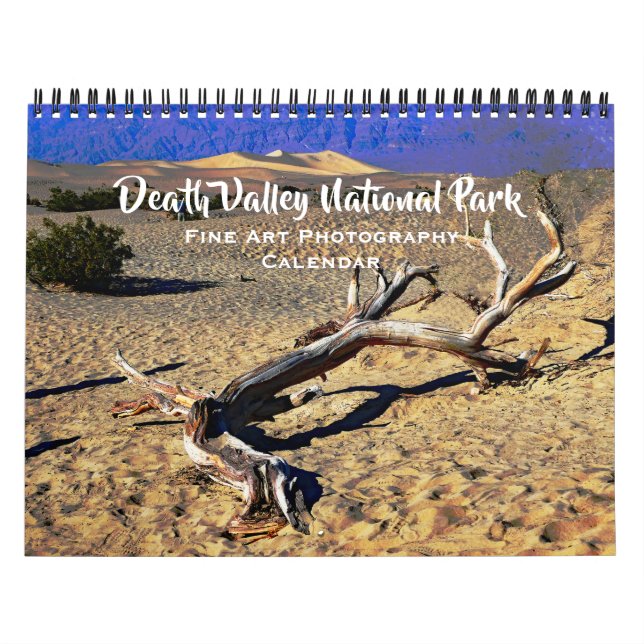 Death Valley National Park Finkonstfotografering  Kalender (Omslag)