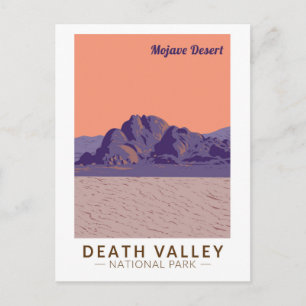 Death Valley National Park Mojave öknen Resa Vykort