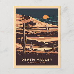 Death Valley National Park Sunset Vykort
