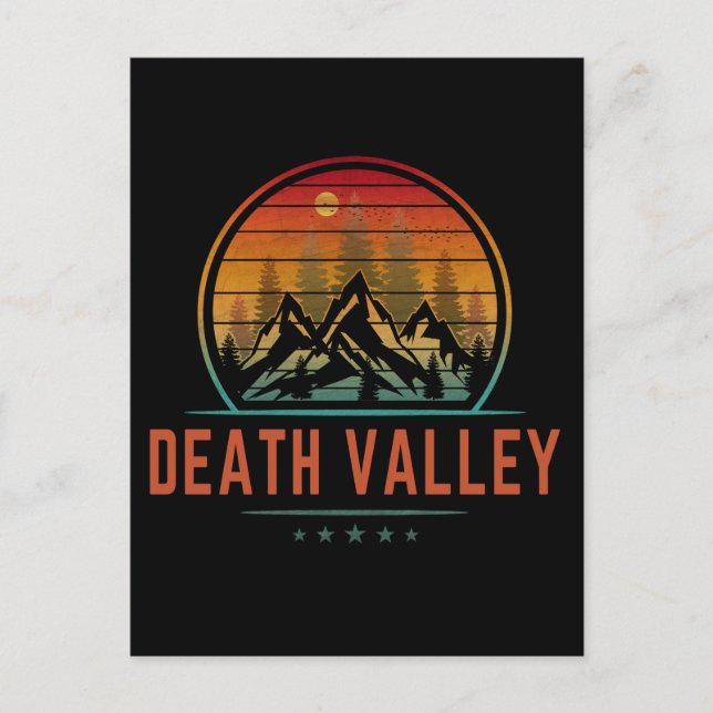 Death Valley nationalpark Vykort (Framsida)