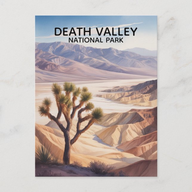 Death Valley nationalpark Vykort (Framsida)