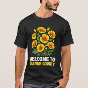 Death Valley ORANGE COUNTY KALIFORNIEN Guldmagnoli T Shirt