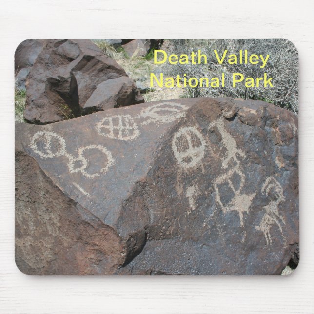 Death Valley Petroglyphs Mousepad Musmatta (Framsidan)