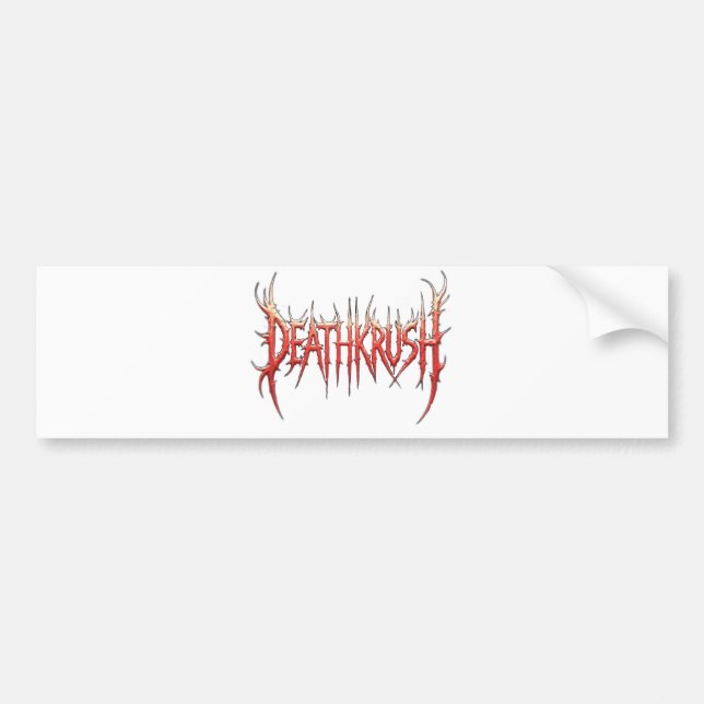 Deathkrush - Carsticker Bildekal (Framsidan)